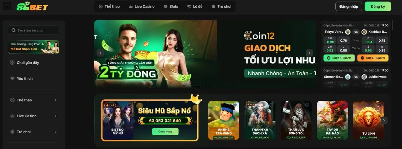 86Bet – Sân Chơi Cá Cược Trực Tuyến Số 1 Tại Việt Nam